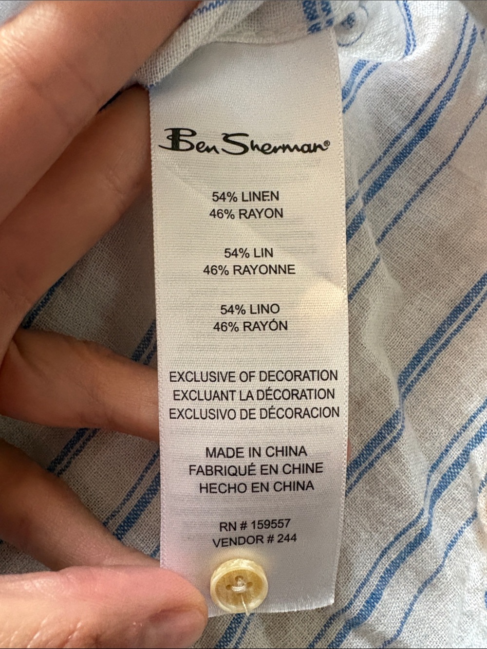 Men’s button down - Picture 3 of 3